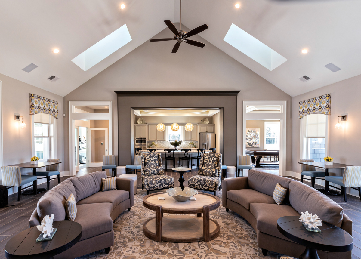 Clubhouse interior
